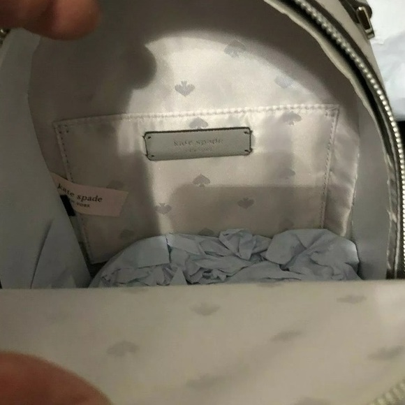 Mini Backpack Kate Spade convertible soft taupe - Picture 8 of 8